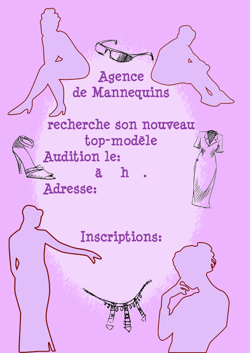 Invitation top-modèle