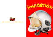 invitation pompier
