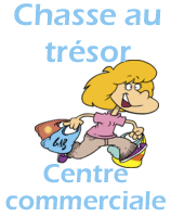 Chasse au trésor au centre commerciale